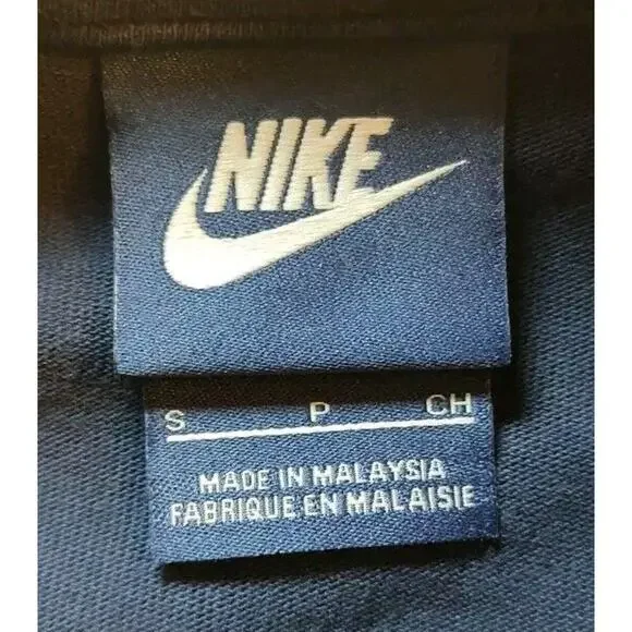 Nike Men's Lightweight Hooded Pullover Navy Blue Hoodie Swoosh - Small - Picture 5 of 7